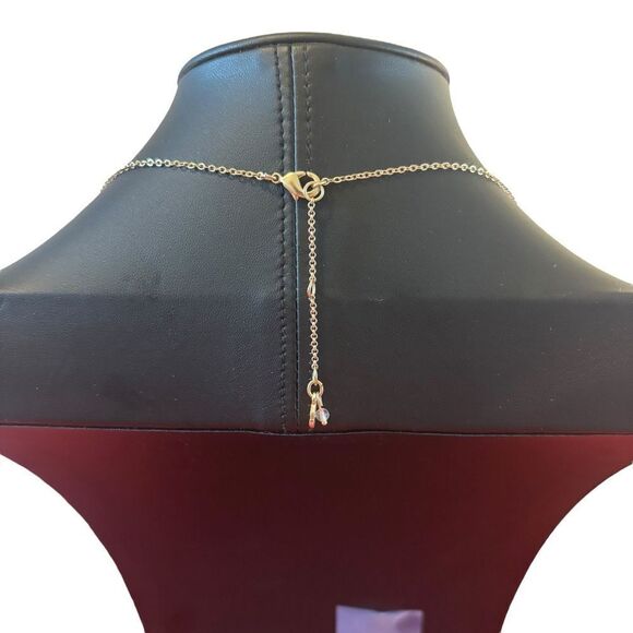 Awesome 4 Piece Jeweled & Gemstone Charm Necklace. - Picture 4 of 6